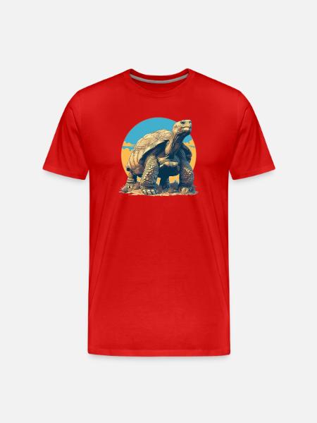 Tortoises Tortoise - Men's Premium Organic T-Shirt - red