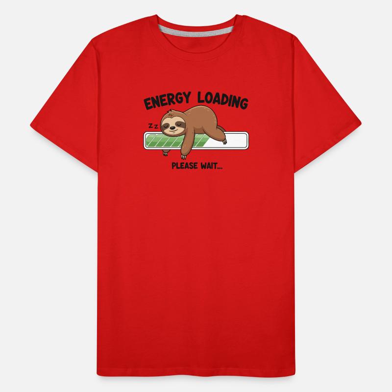 Batterie-Nap-Modus Männer Premium Bio T-Shirt
