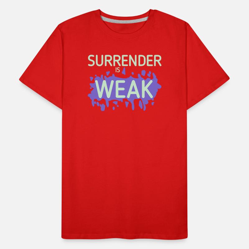 Devotion is weak splash Men's Premium Organic T-Shirt