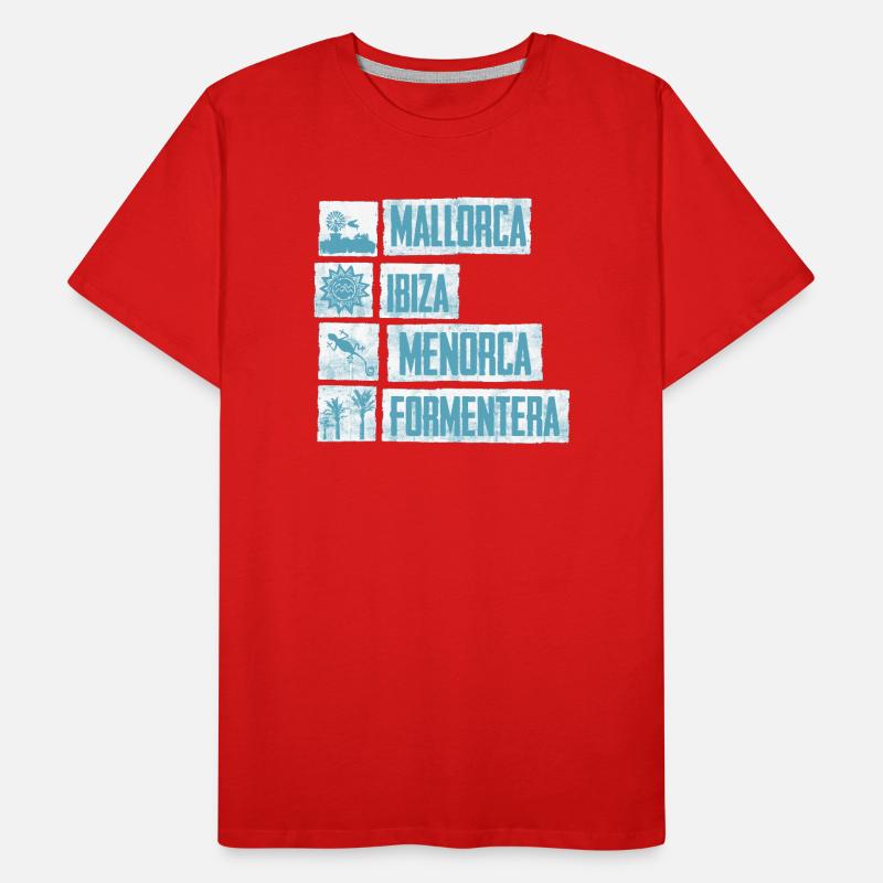Balearic Islands Men's Premium Organic T-Shirt