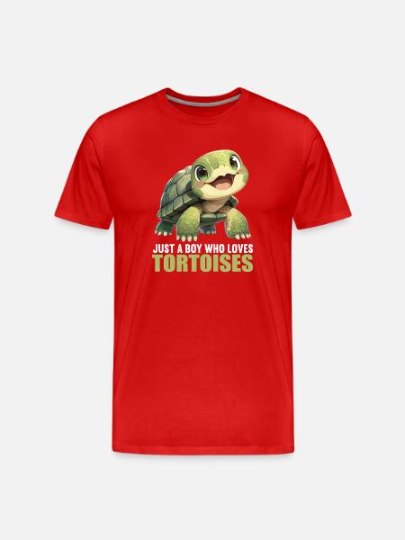 Tortoises Tortoise - Men's Premium Organic T-Shirt - red