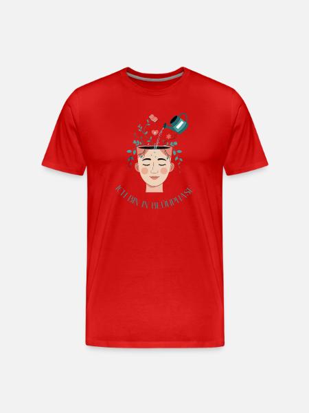 Blooming thoughts - I'm in blooming phase - Men's Premium Organic T-Shirt - red