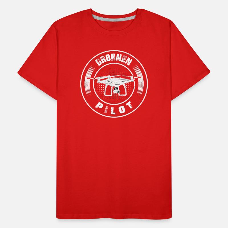 Drone Pilot Accessories Drone Pilot Drone Gift Men's Premium Organic T-Shirt