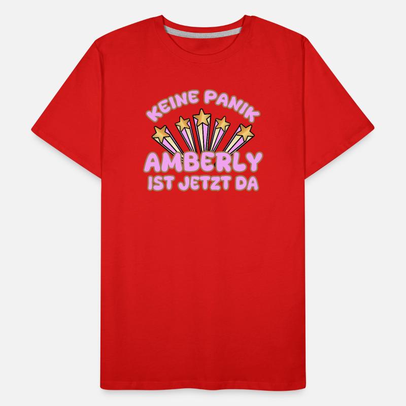 Amberly as a woman's name Men's Premium Organic T-Shirt