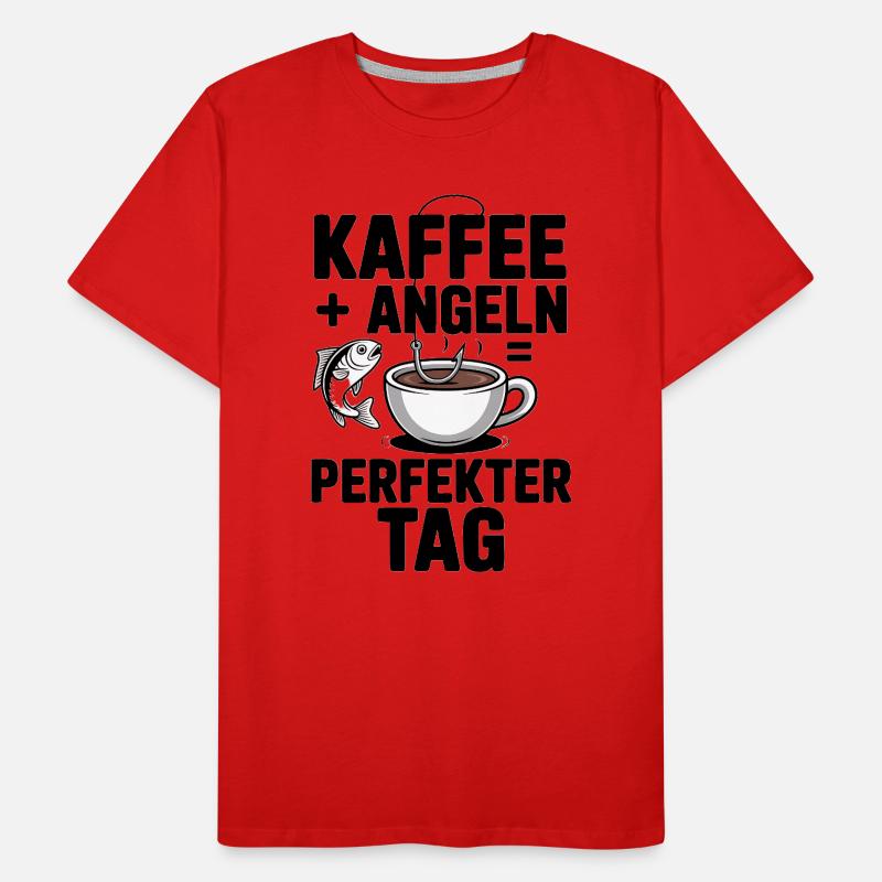Angler Geschenk Perfekte Geschenkidee Männer Premium Bio T-Shirt
