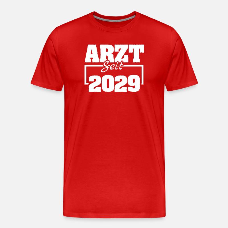 20 - Männer Premium Bio T-Shirt - Rot