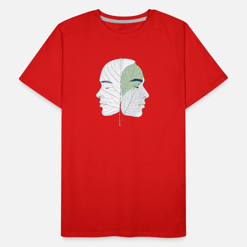A mind rooted in nature Men's Premium Organic T-Shirt
