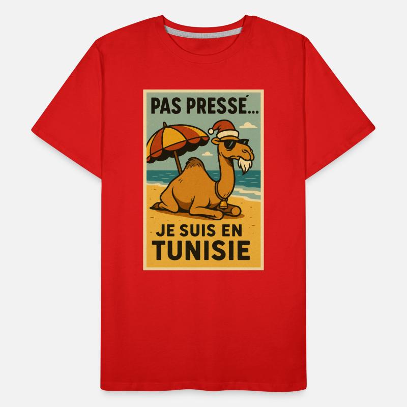 Weihnachtskamel in Tunesien Männer Premium Bio T-Shirt