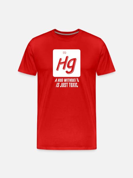 Chemistry Chemist Chemistry Teacher Funny Science - Men's Premium Organic T-Shirt - red