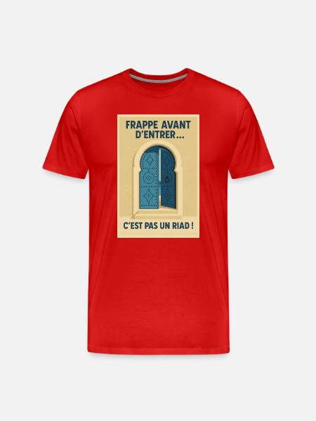 Mesmerizing entrance door tunisia - Men's Premium Organic T-Shirt - red