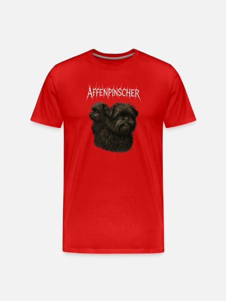 Affenpinscher - T-shirt bio Premium Homme - rouge