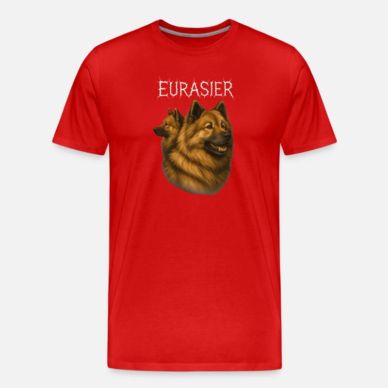 Eurasier - Männer Premium Bio T-Shirt - Rot