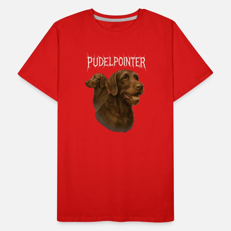 Poodle Pointer Men's Premium Organic T-Shirt