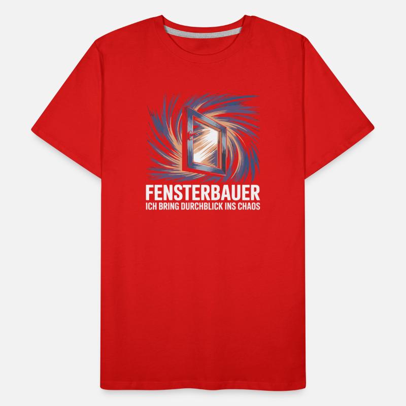 Fabricant de fenêtres T-shirt bio Premium Homme