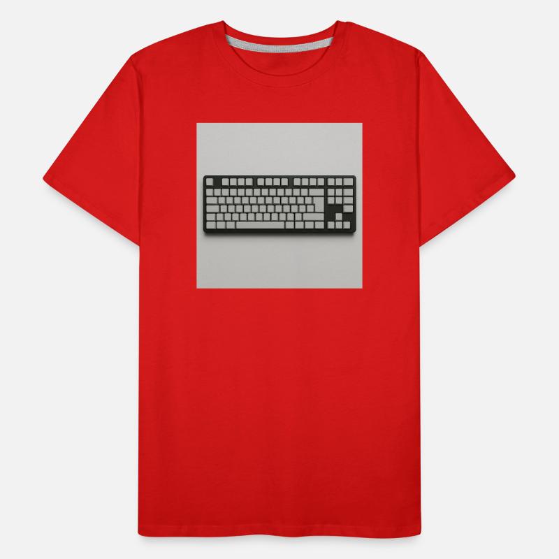 Minimalist Keyboard Men's Premium Organic T-Shirt