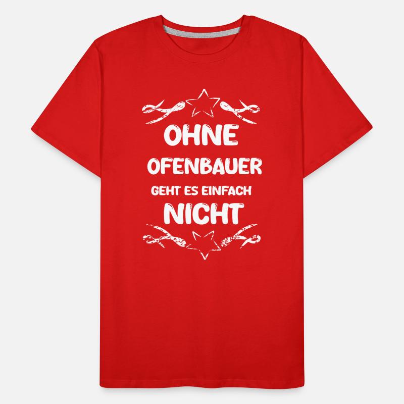 Stove builder as stove builder Men's Premium Organic T-Shirt