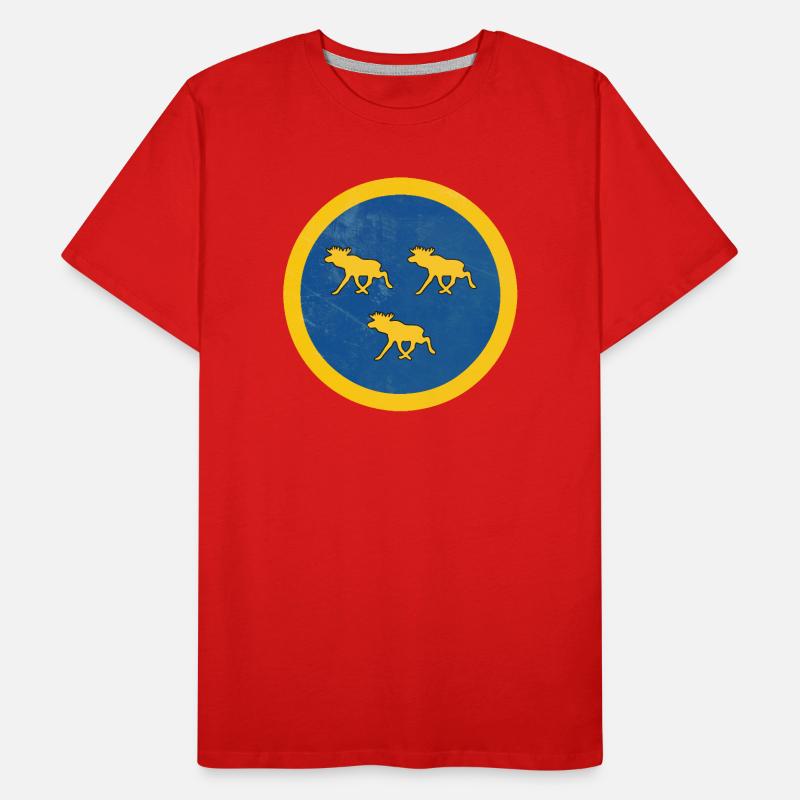 Schwedische Elchtruppe Männer Premium Bio T-Shirt