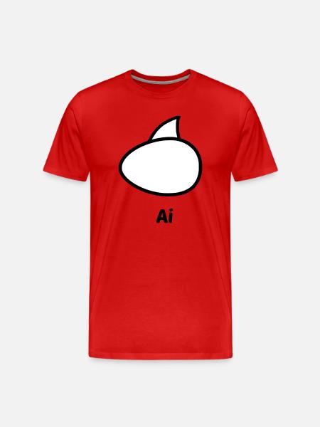 AI - Men's Premium Organic T-Shirt - red