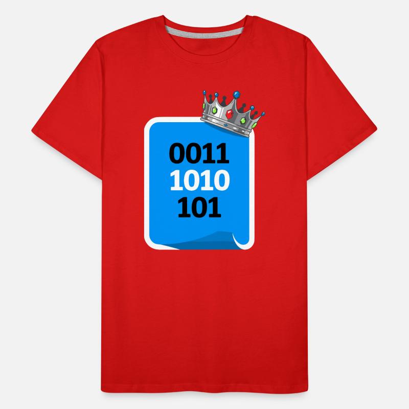 Binary King Men's Premium Organic T-Shirt