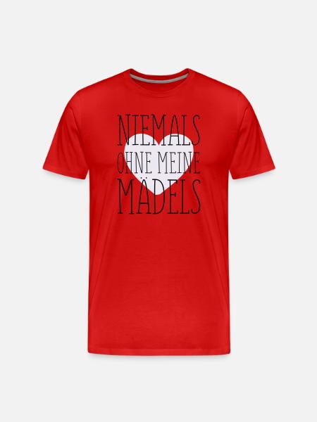 Mes filles disent - T-shirt bio Premium Homme - rouge