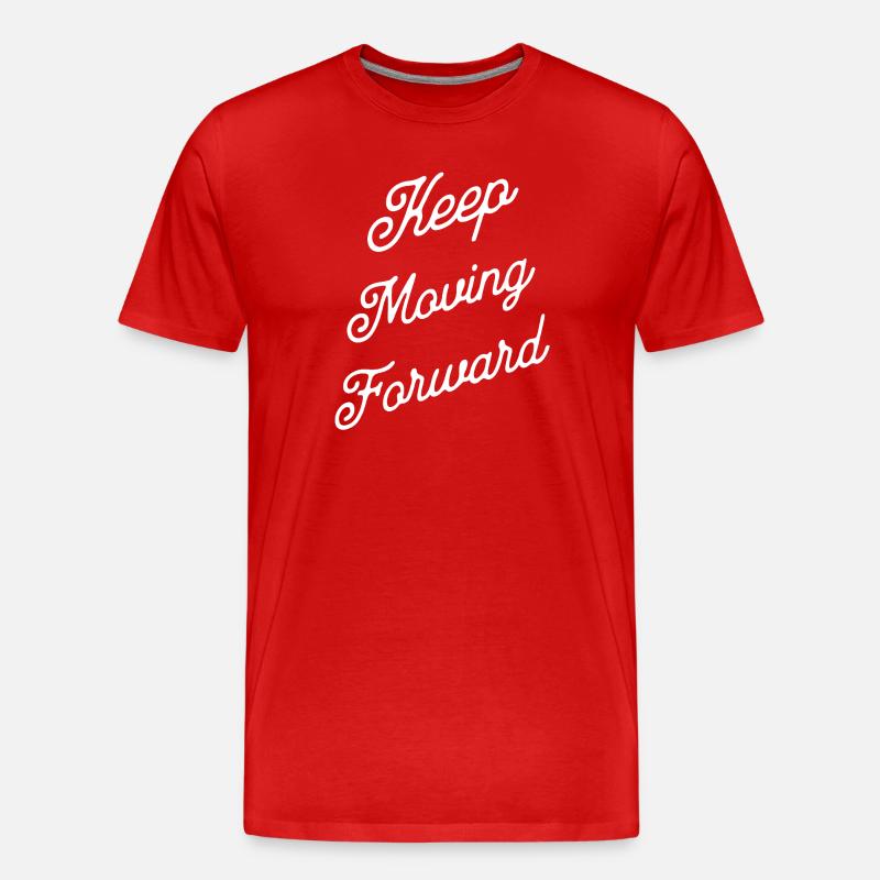 Erweitertes Always-Lettering-Skript - Männer Premium Bio T-Shirt - Rot