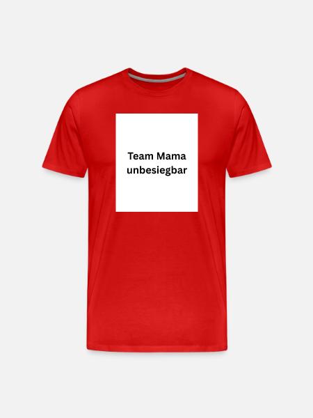 Team Mama Invincible - Men's Premium Organic T-Shirt - red