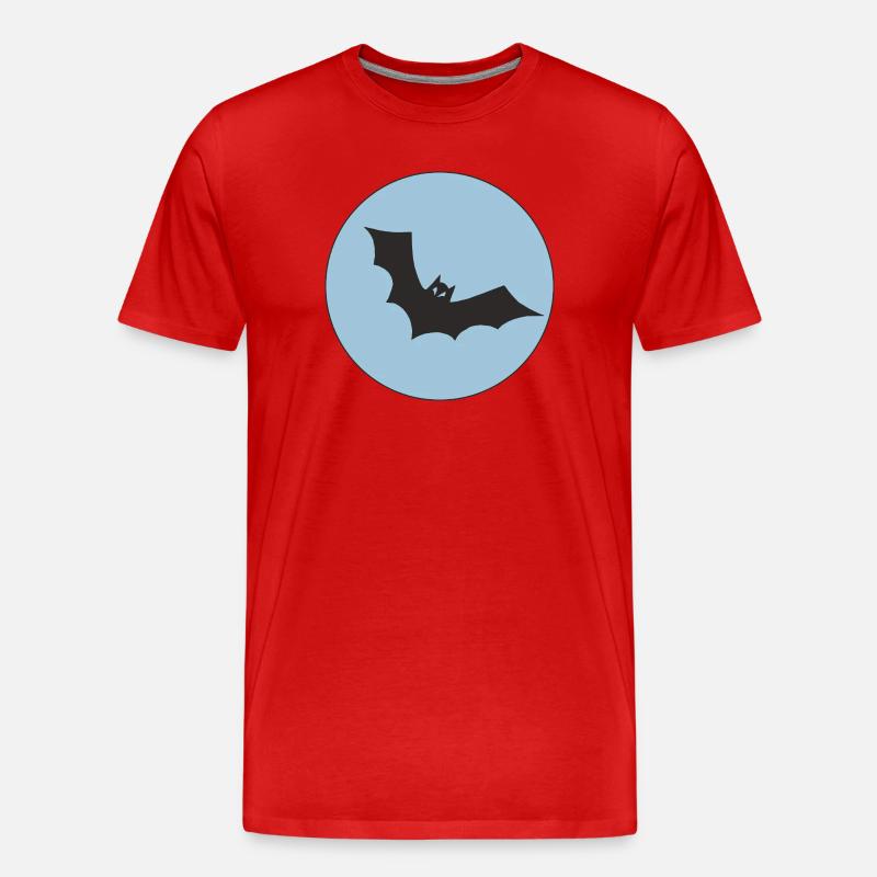 Halloween - Männer Premium Bio T-Shirt - Rot