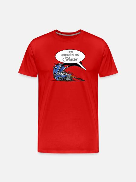 HookedOnBERTA - T-shirt bio Premium Homme - rouge