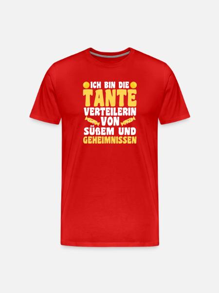 Family motif niece - Men's Premium Organic T-Shirt - red