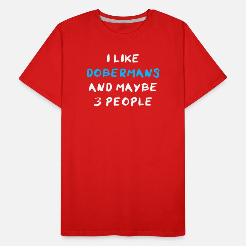 Doberman Dobermann T-shirt bio Premium Homme
