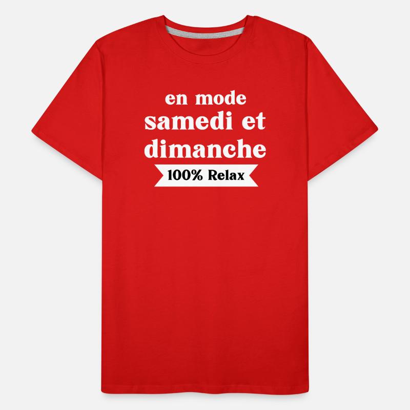 En Mode Samedi Dimanche T-shirt bio Premium Homme