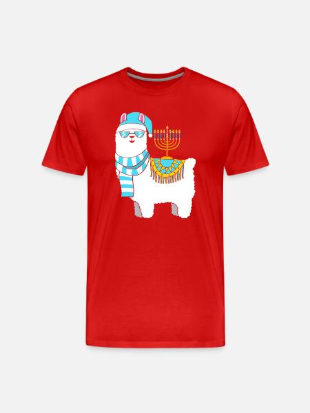 Hanoukka Hanoukka Hanoukka - T-shirt bio Premium Homme - rouge