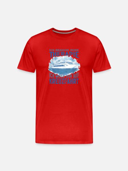 Funny Cruise Sayings Outfits Holiday - Men's Premium Organic T-Shirt - red
