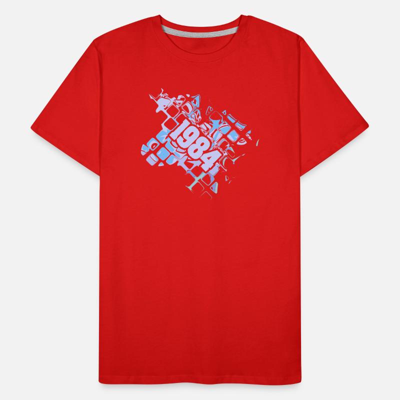 Computer 1984 Männer Premium Bio T-Shirt