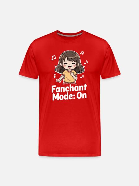 K-Pop Fanchant Korea Music - Men's Premium Organic T-Shirt - red