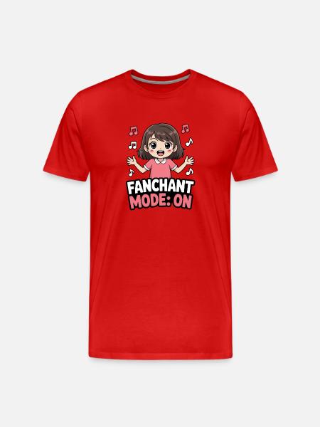 K-Pop Fanchant Korea Music - Men's Premium Organic T-Shirt - red