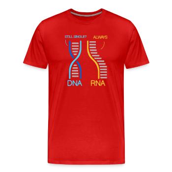 Biology Teacher Biologist Microbiology Biologist - Men's Premium Organic T-Shirt - red - Front - Damien (186cm)