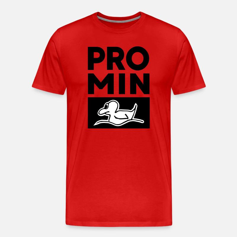 Prominente - Männer Premium Bio T-Shirt - Rot