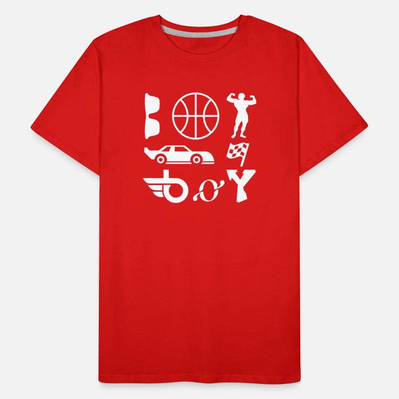 garçon T-shirt bio Premium Homme