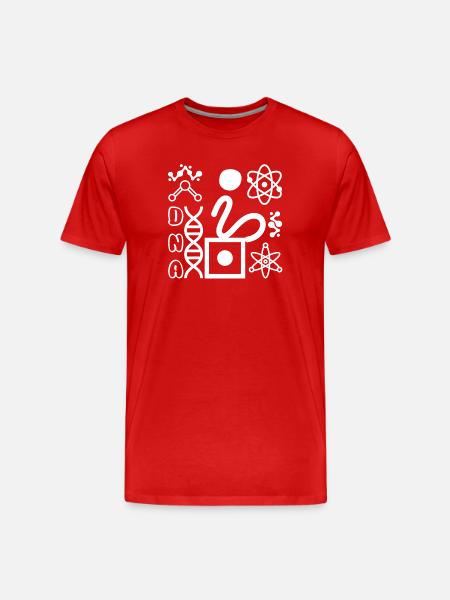DNS - Männer Premium Bio T-Shirt - Rot