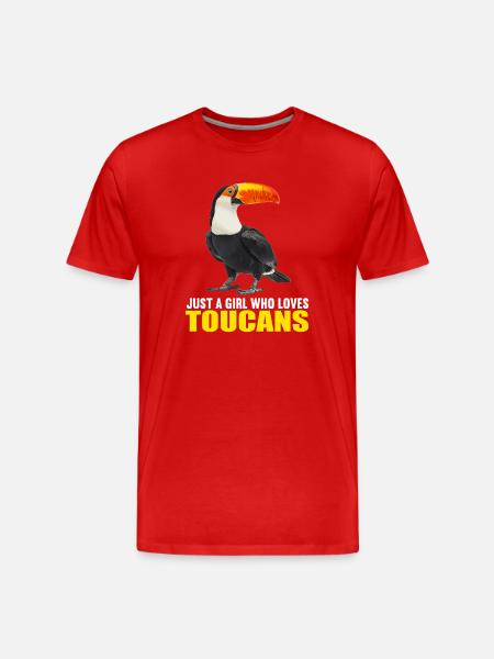 Toucans Toucan - Men's Premium Organic T-Shirt - red