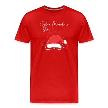 Cyber Monday shopping spree - Men's Premium Organic T-Shirt - red - Front - Damien (186cm)