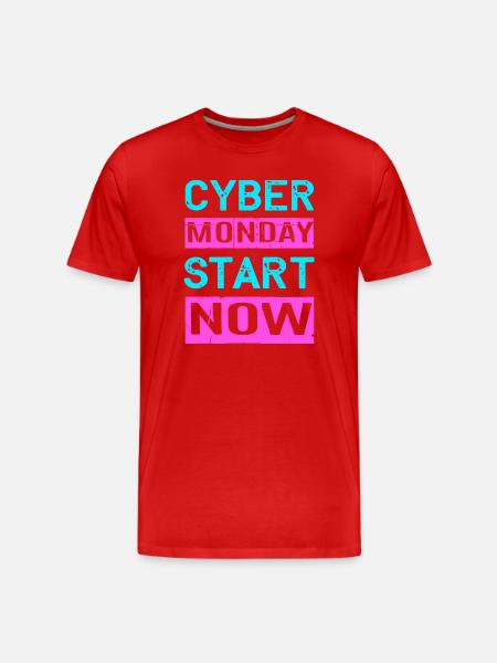 Cyber Monday shopping spree - Men's Premium Organic T-Shirt - red