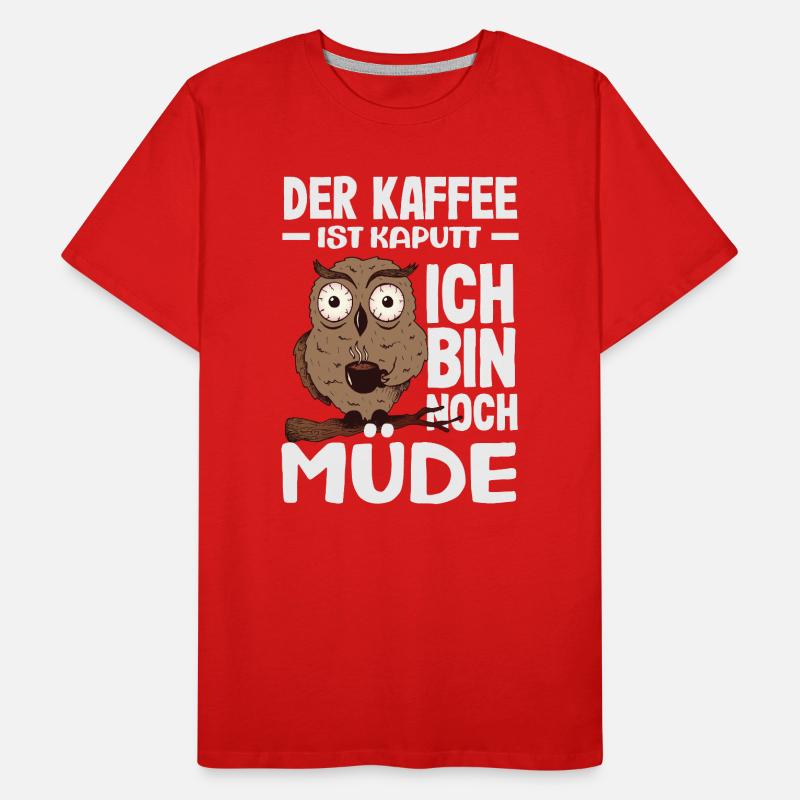 The coffee is broken – tired sleep Men's Premium Organic T-Shirt