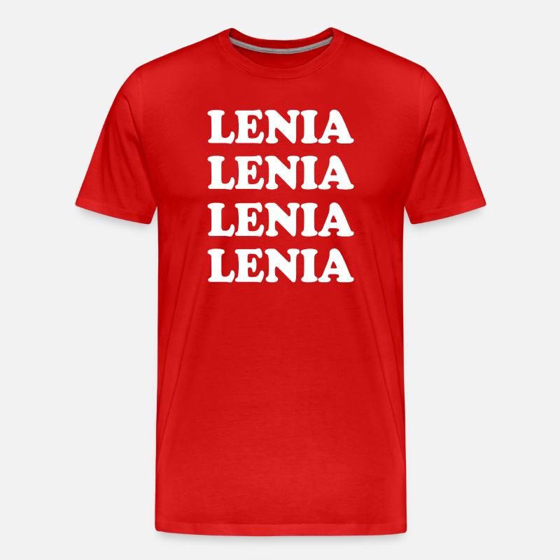 Lenia comme nom - T-shirt bio Premium Homme - rouge