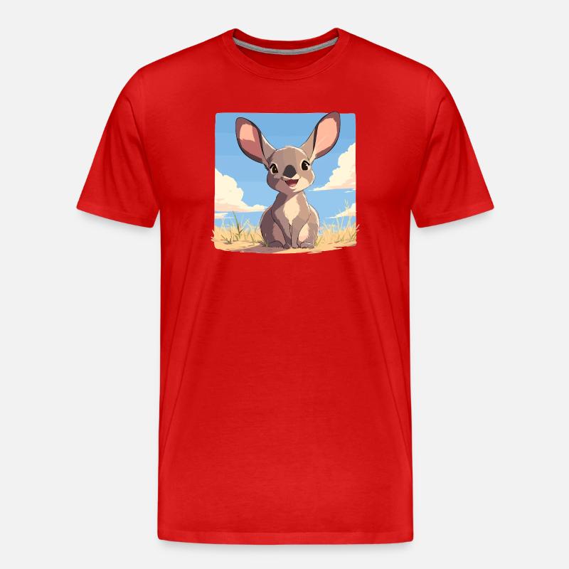 Wallabys Wallaby - Männer Premium Bio T-Shirt - Rot