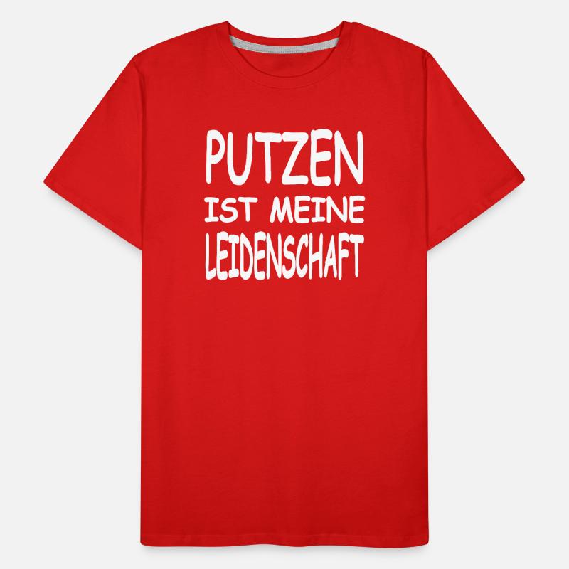 Putzen Männer Premium Bio T-Shirt