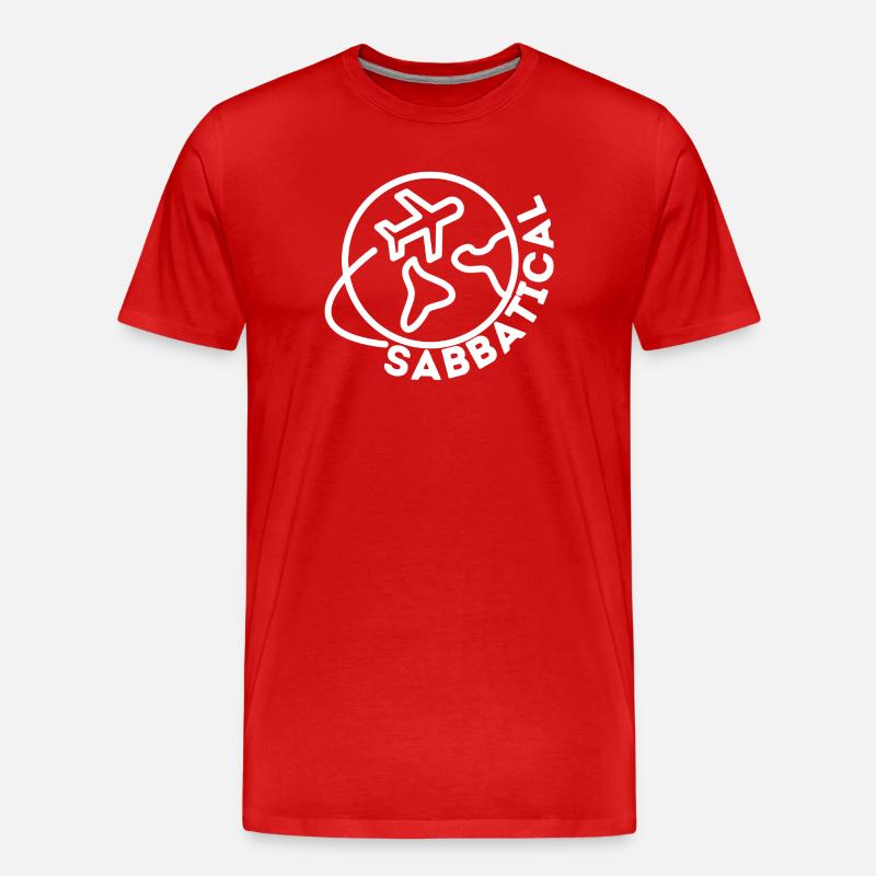 Sabbatical - Männer Premium Bio T-Shirt - Rot