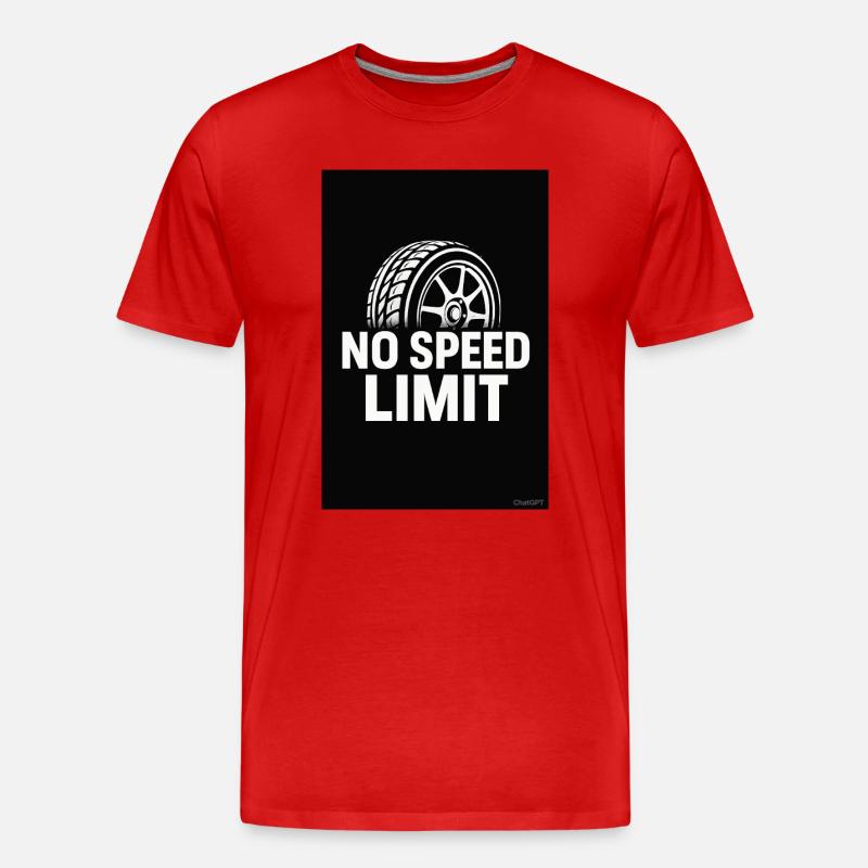 Auto Tuning - Männer Premium Bio T-Shirt - Rot