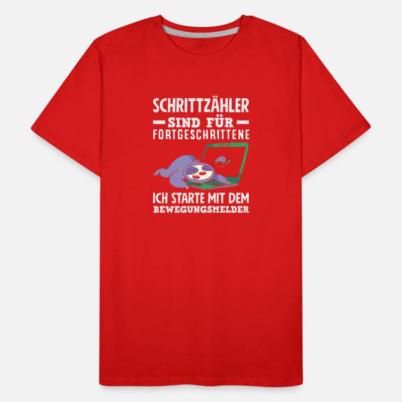 Pedometer? I use the motion detector Men's Premium Organic T-Shirt